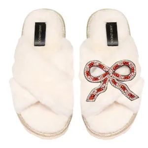 Bow Chic Slider Cream