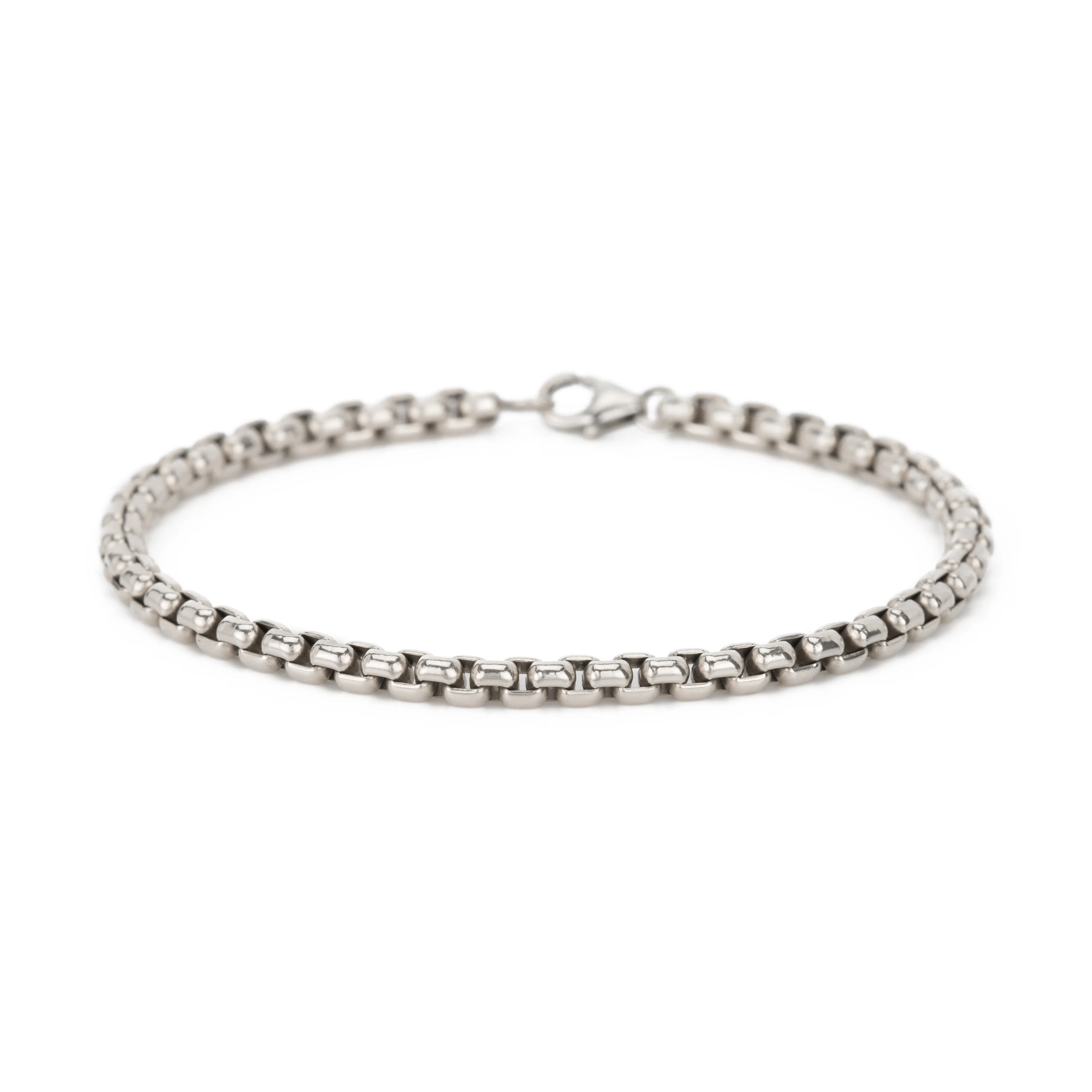 Box Chain Bracelet - Sterling Silver