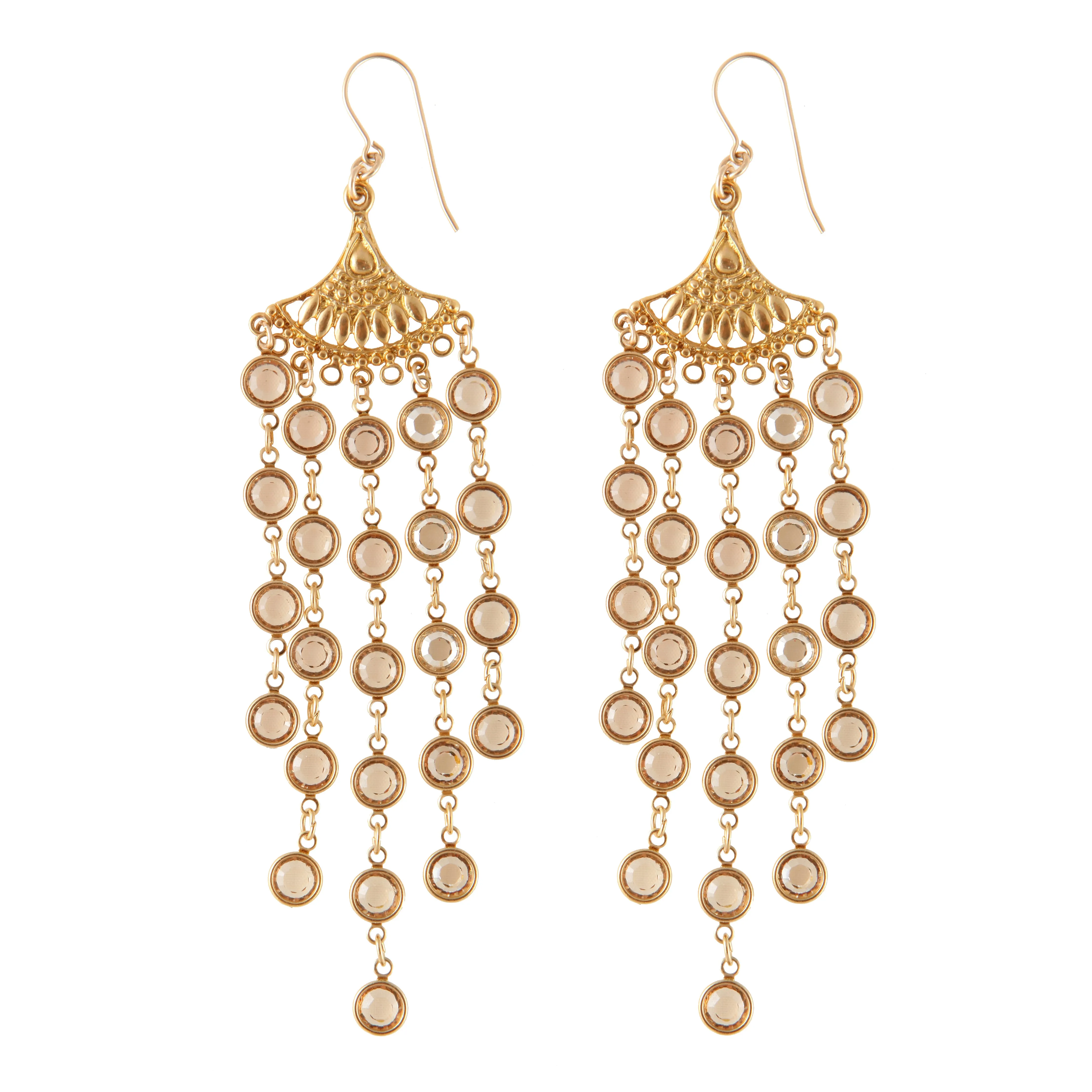 Bridal Chandelier Crystal Earrings