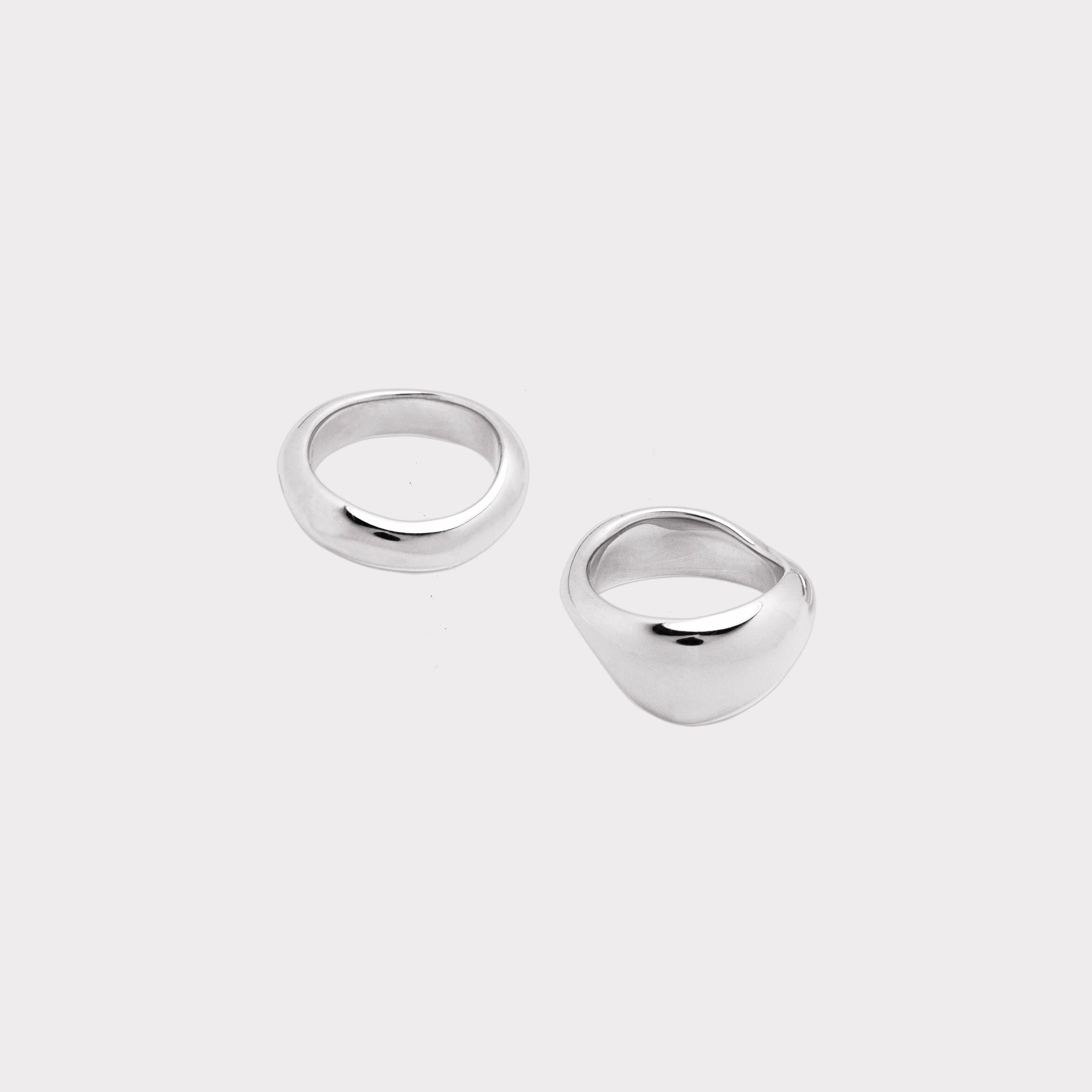 Brua Double Amorf Rings