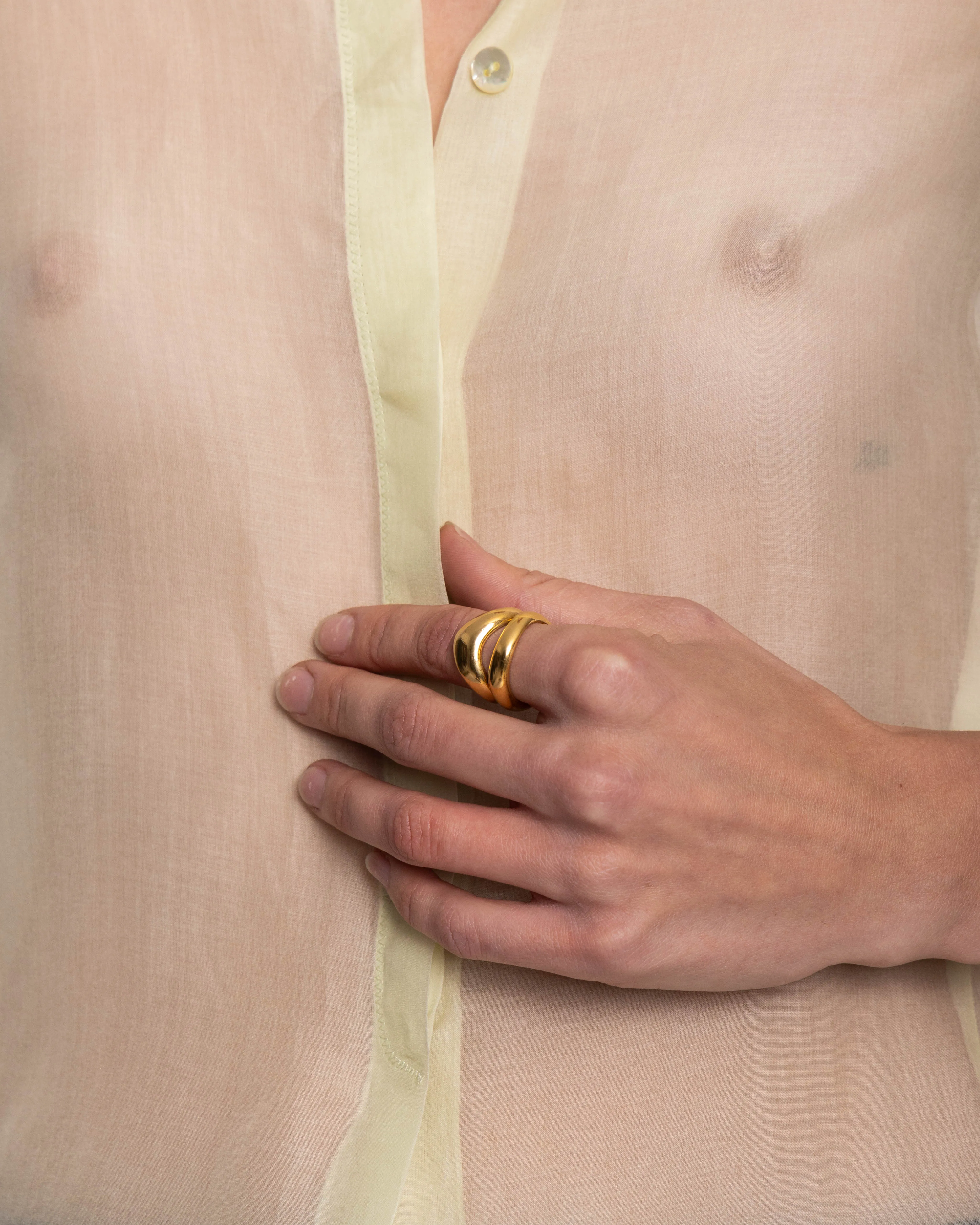 Brua Double Amorf Rings