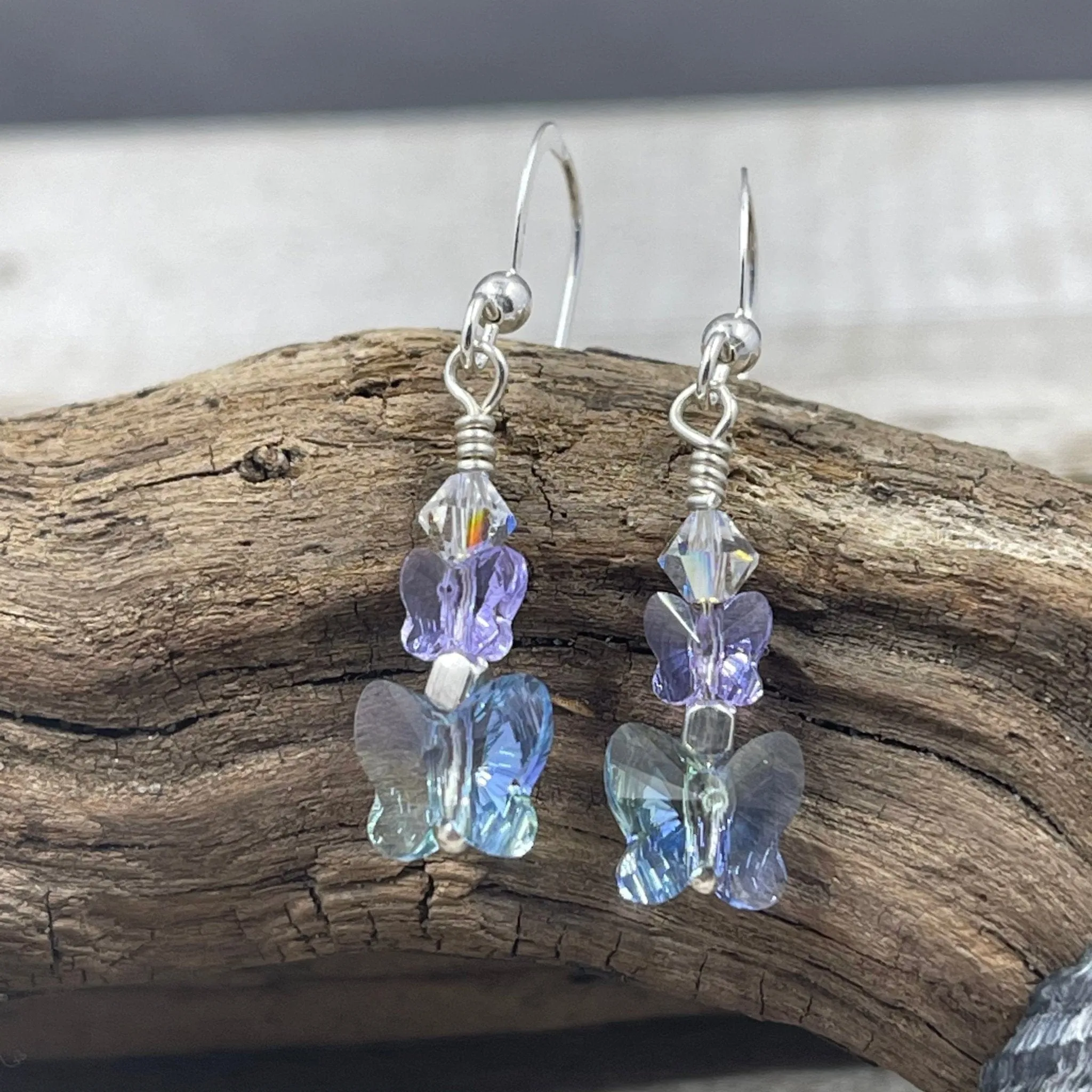 Butterfly Crystal Earrings