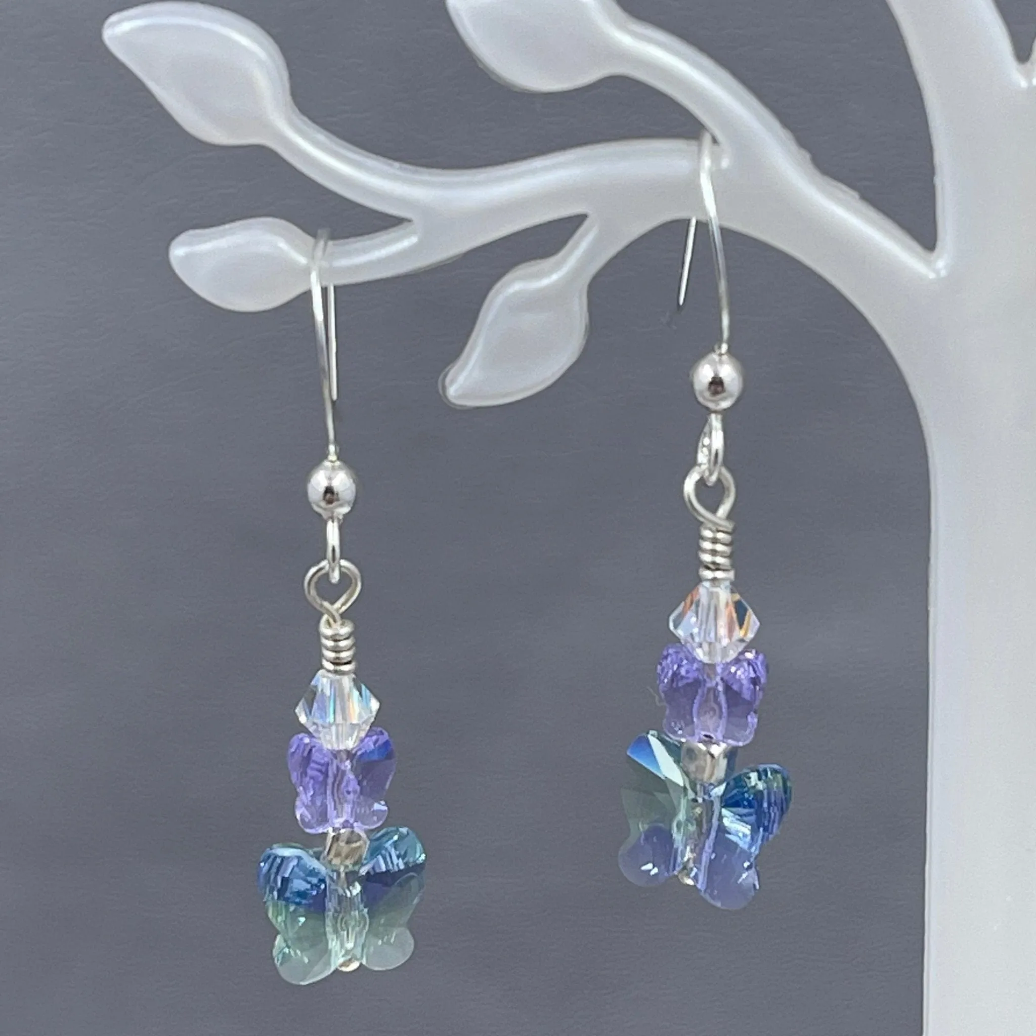 Butterfly Crystal Earrings