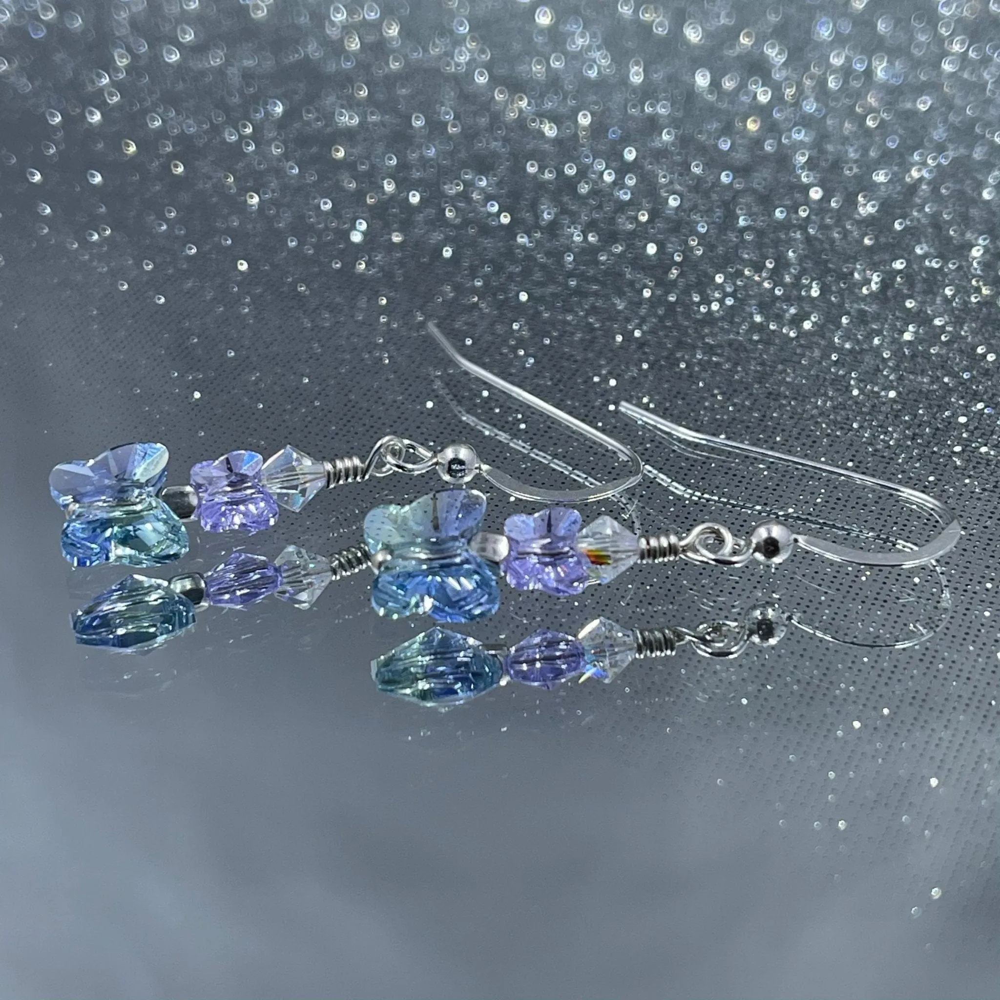Butterfly Crystal Earrings