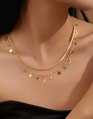 Celestial Charm Layered Necklaces
