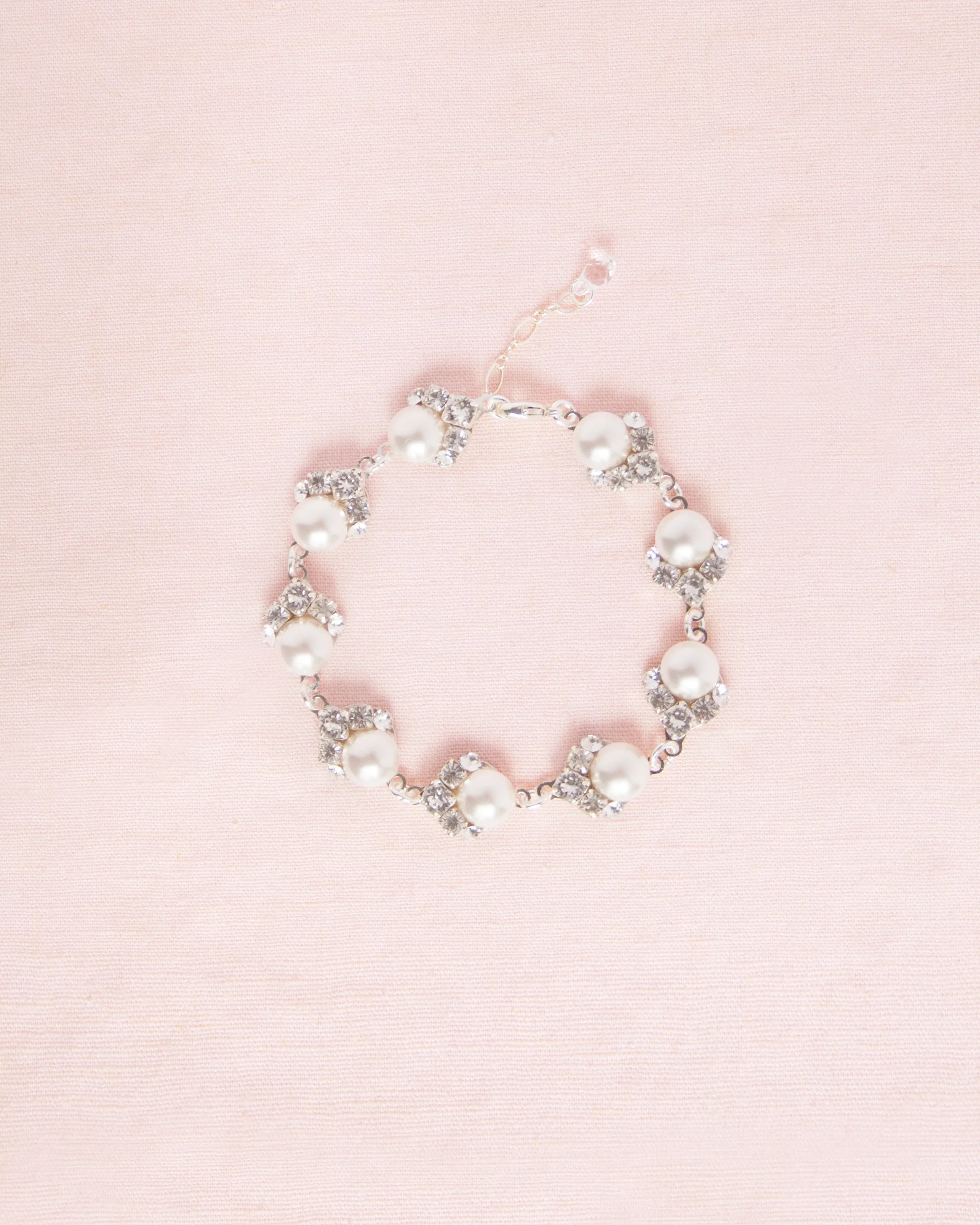 Celestial Pearl Cluster Bracelet