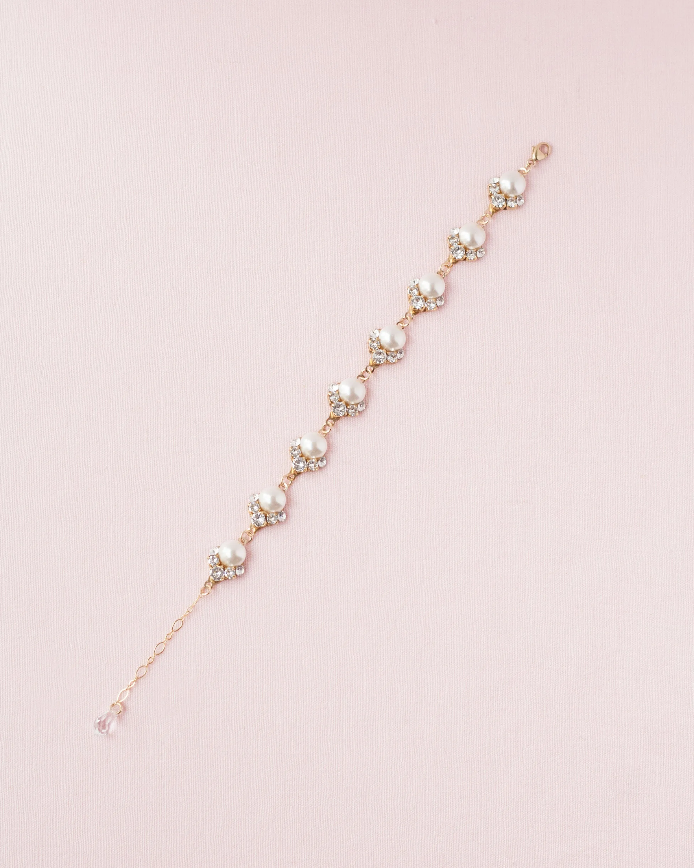 Celestial Pearl Cluster Bracelet