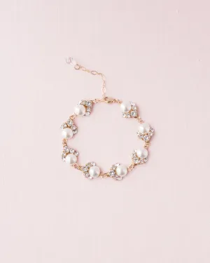 Celestial Pearl Cluster Bracelet