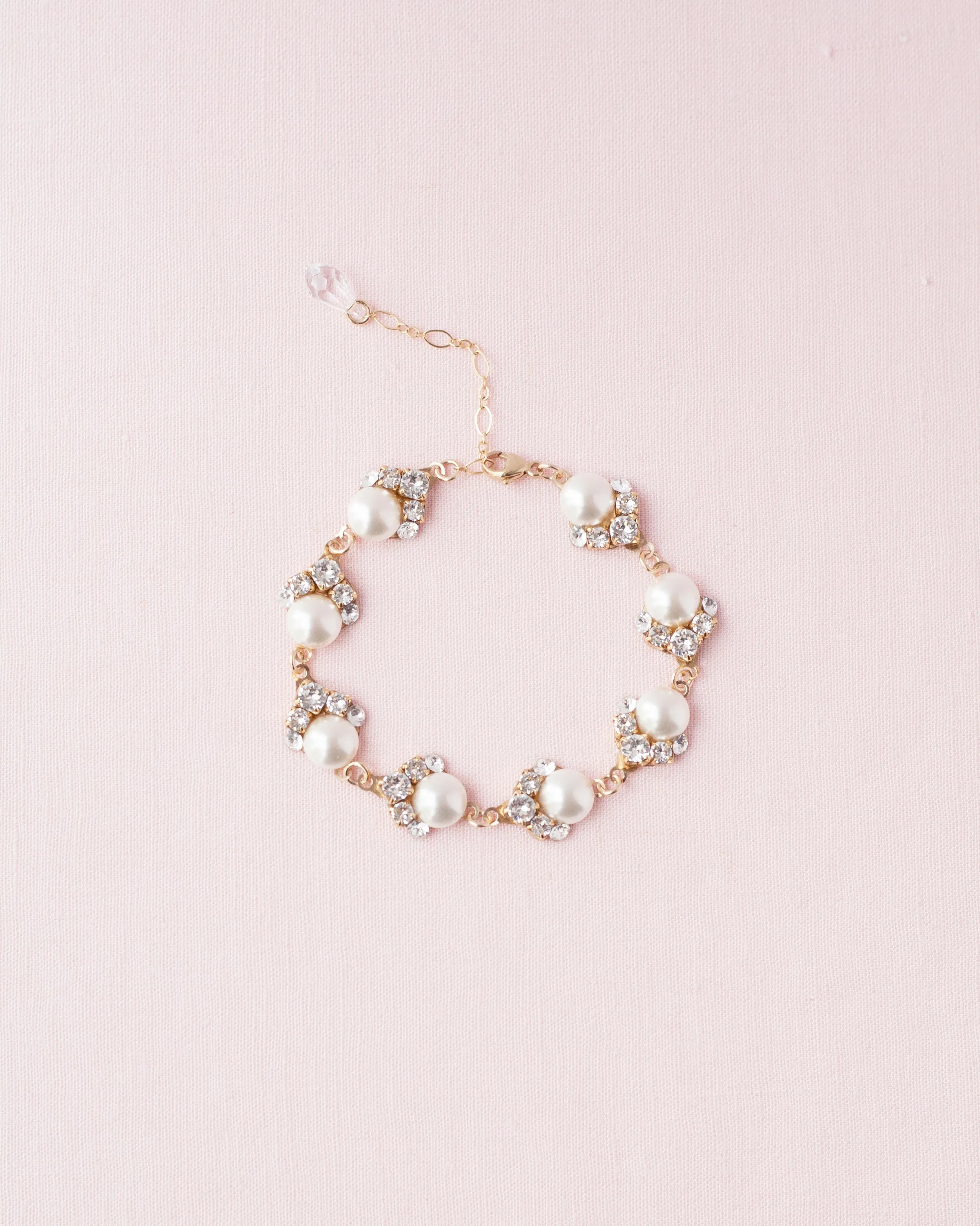 Celestial Pearl Cluster Bracelet