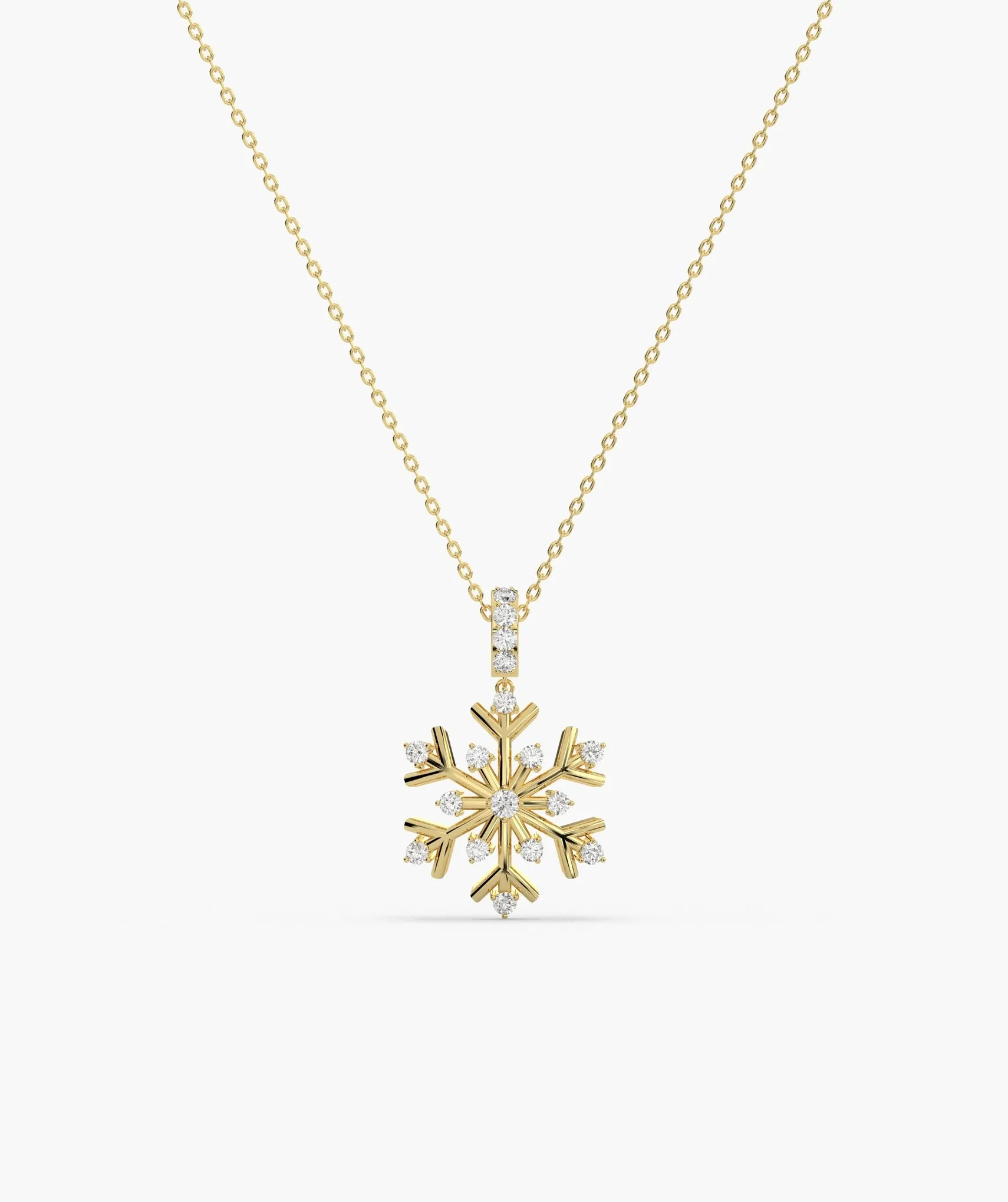 Celestial Snow Diamond Necklace