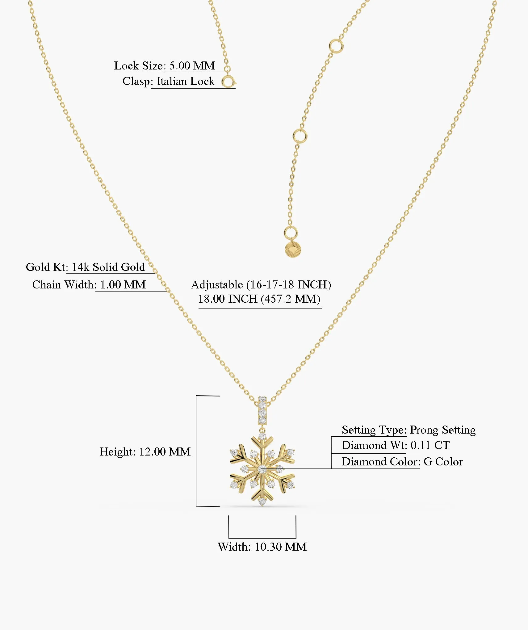 Celestial Snow Diamond Necklace
