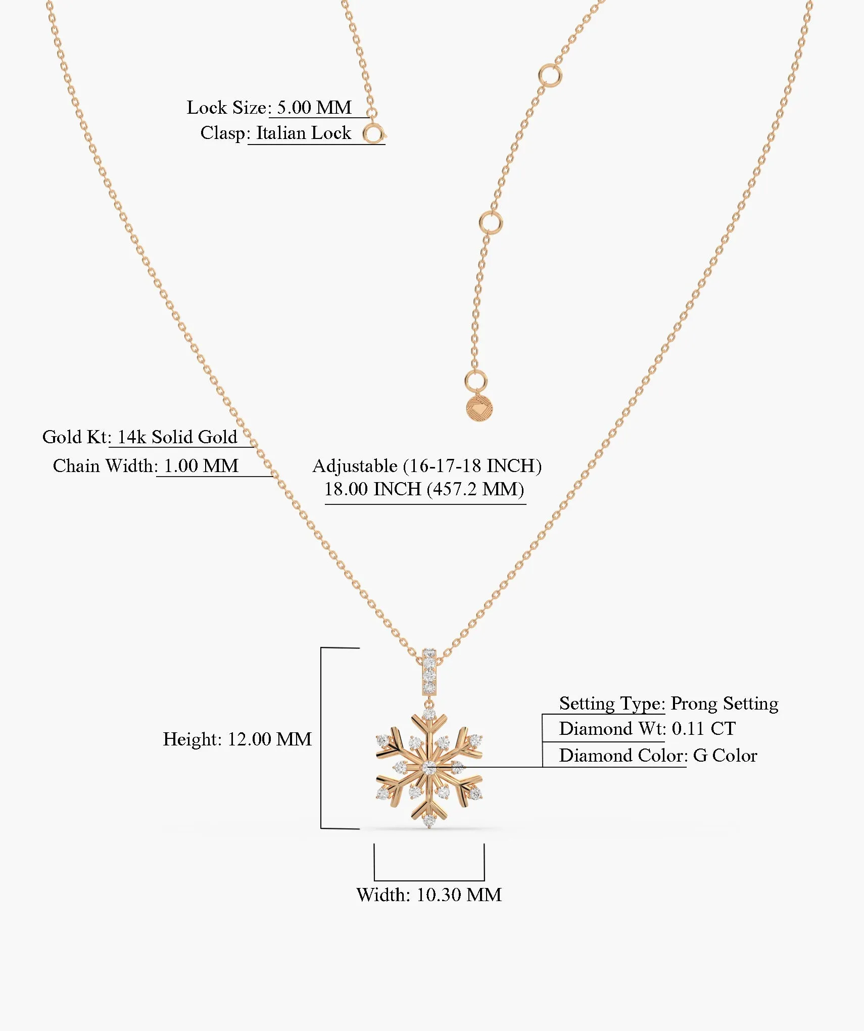 Celestial Snow Diamond Necklace