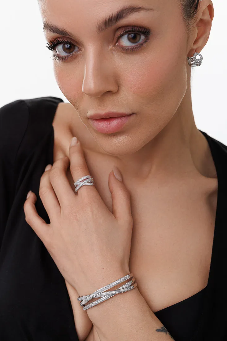 CHAIN PAVE HOOPS