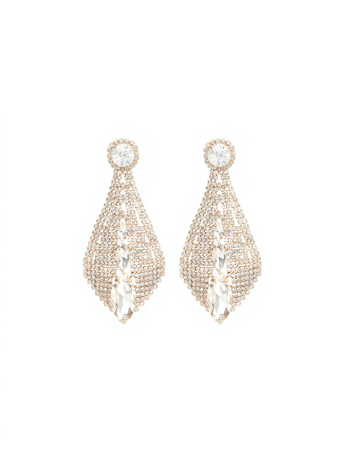 Cheryl Rhinestone Embellished Earrings