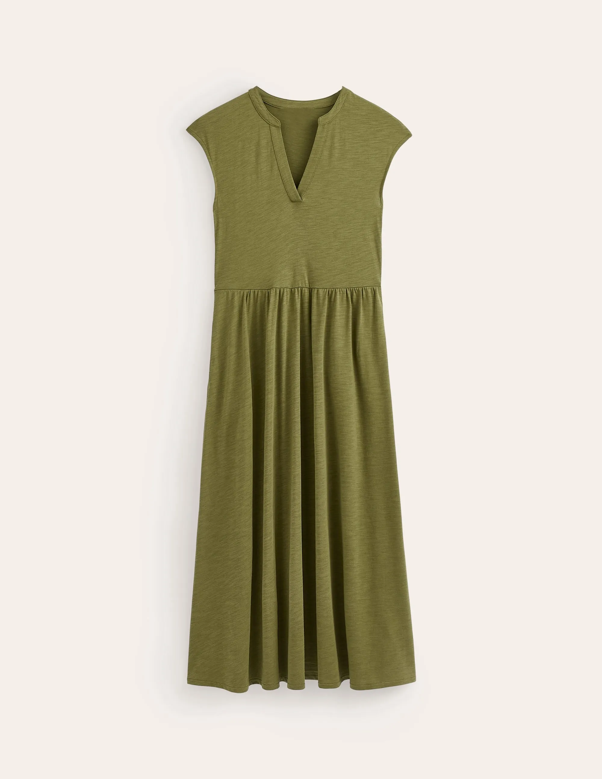 Chloe Notch Jersey Midi Dress-Mayfly