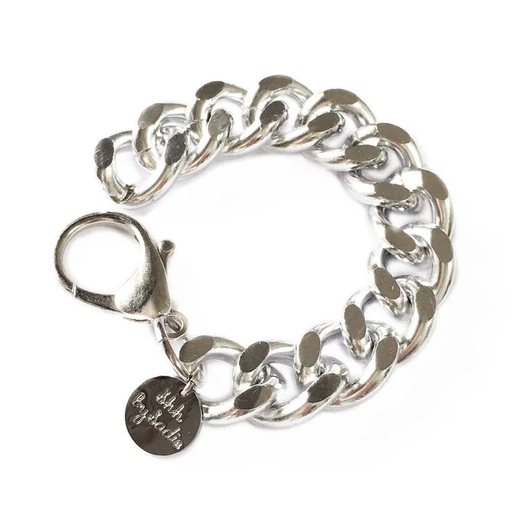Chunky Chain Bracelet - Versatile Gold and Silver Accessory