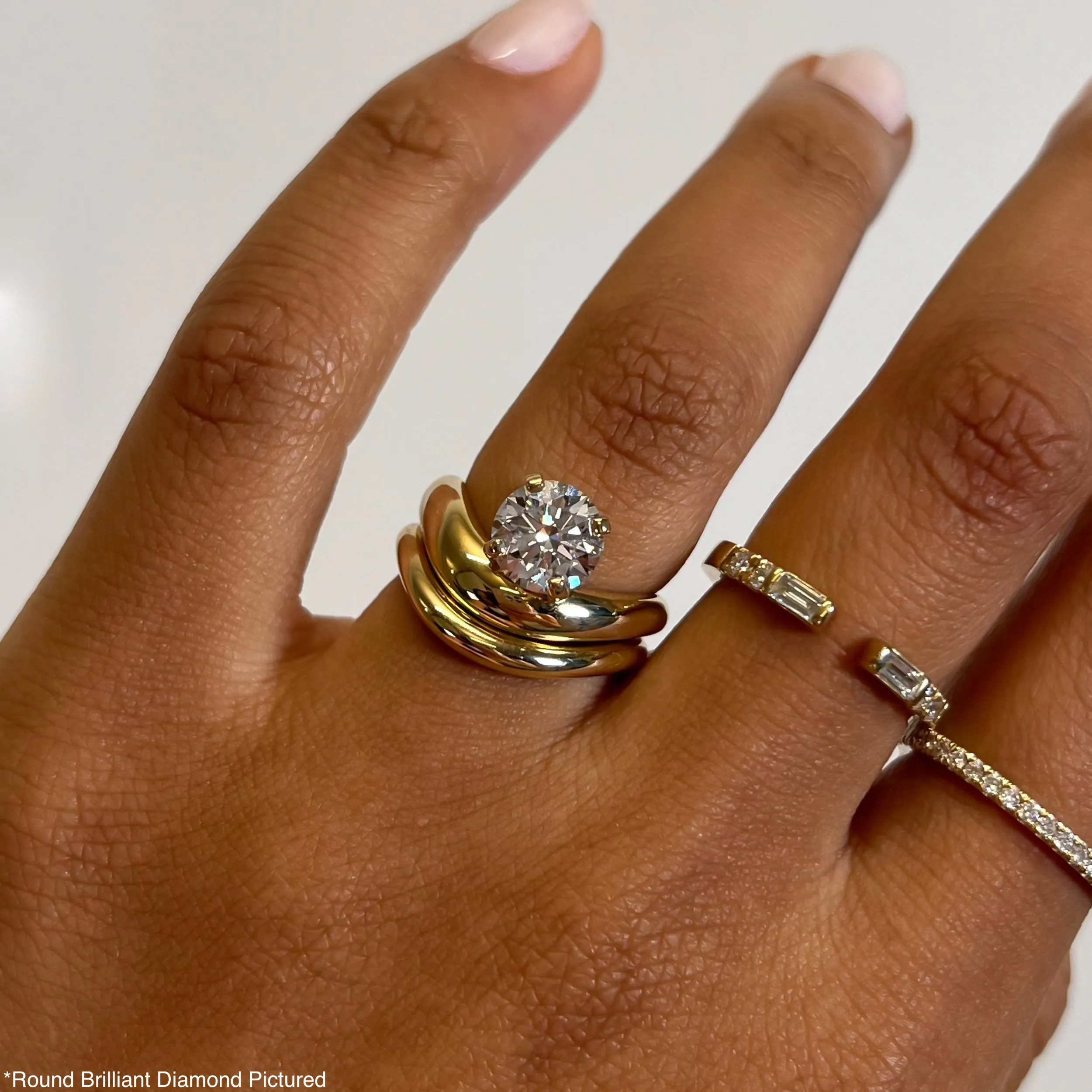 Cloud Emerald Ring
