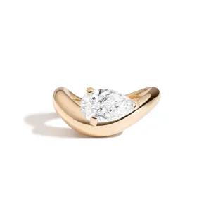 Cloud Pear Ring