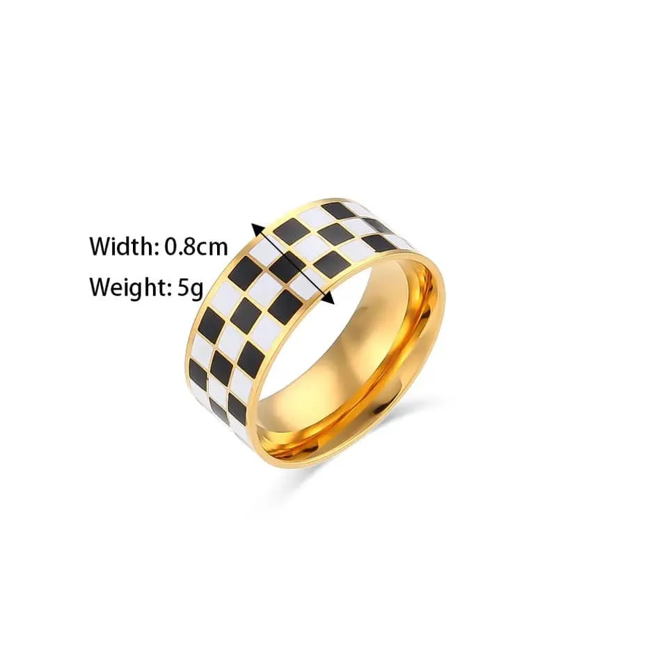 Color Pop Checker Rings