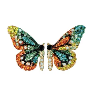 Color Sparkles -- Butterfly Stud Earrings