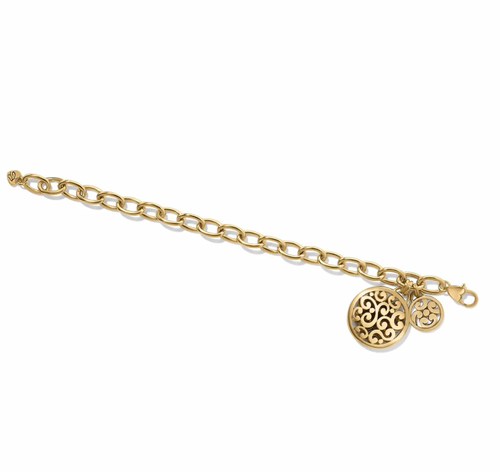 Contempo Medallion Gold Bracelet