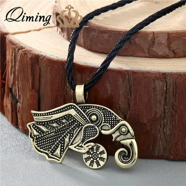 Copper & Horsewhip Vintage Necklace
