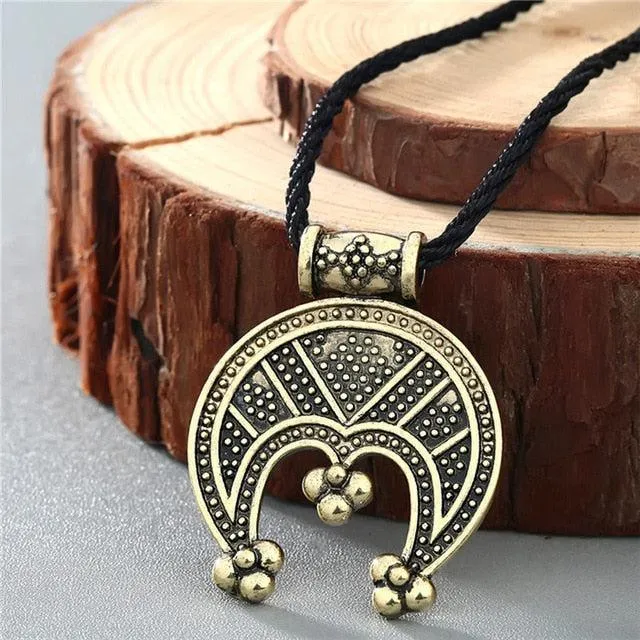 Copper & Horsewhip Vintage Necklace