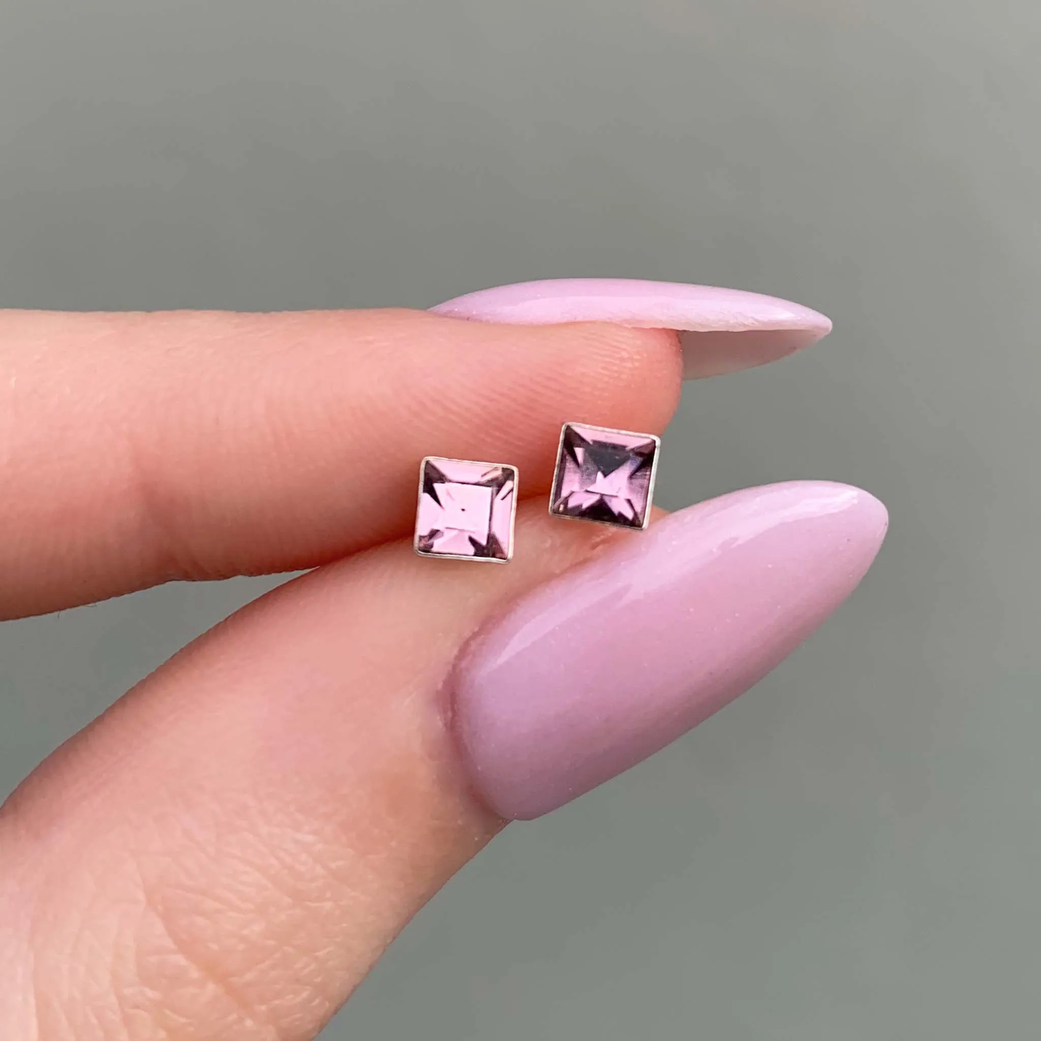 Crystal Birthstone Earrings