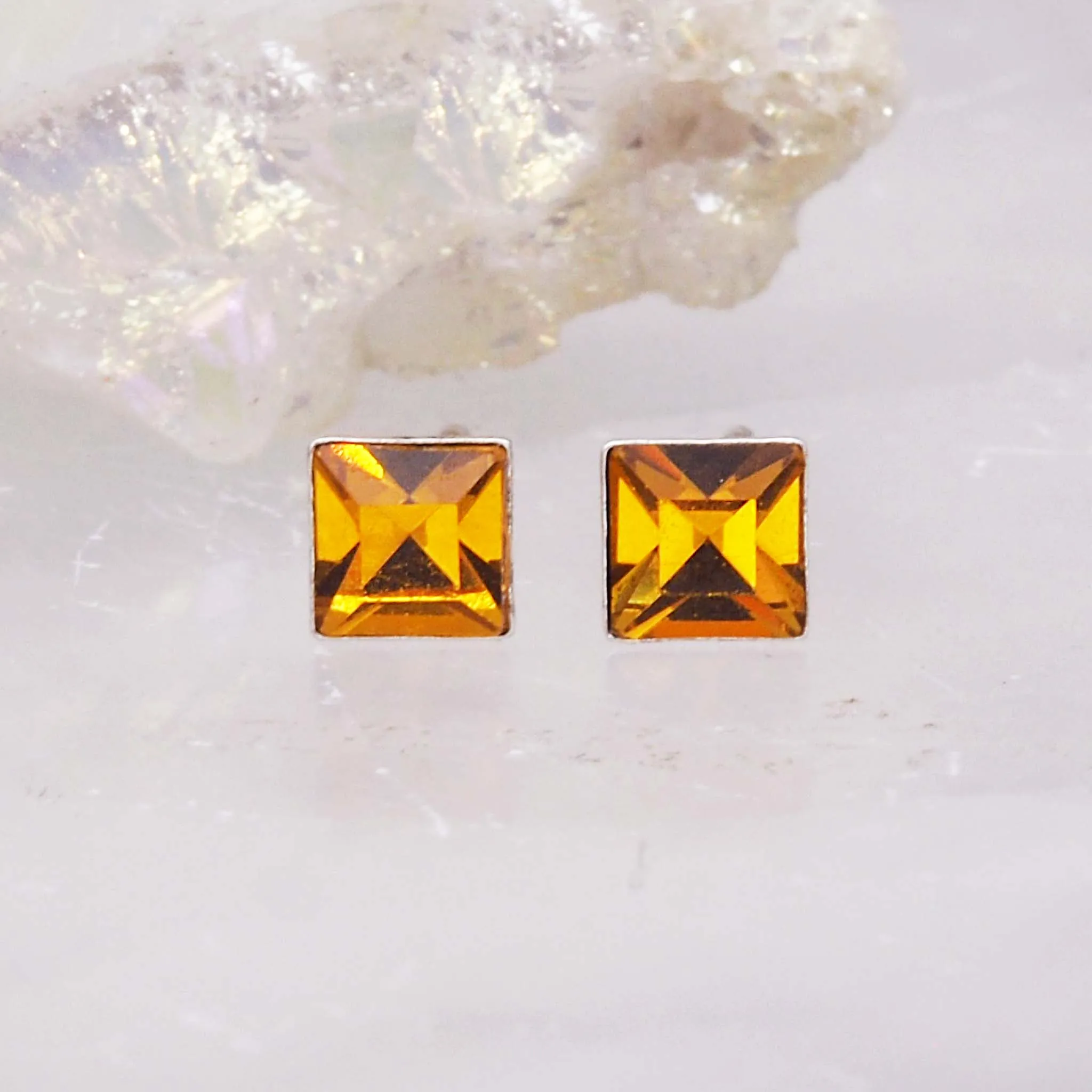 Crystal Birthstone Earrings