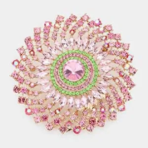 Crystal Brooches