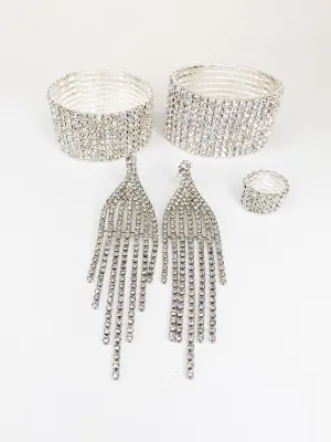 Crystal Clear Rhinestone Ellie Set