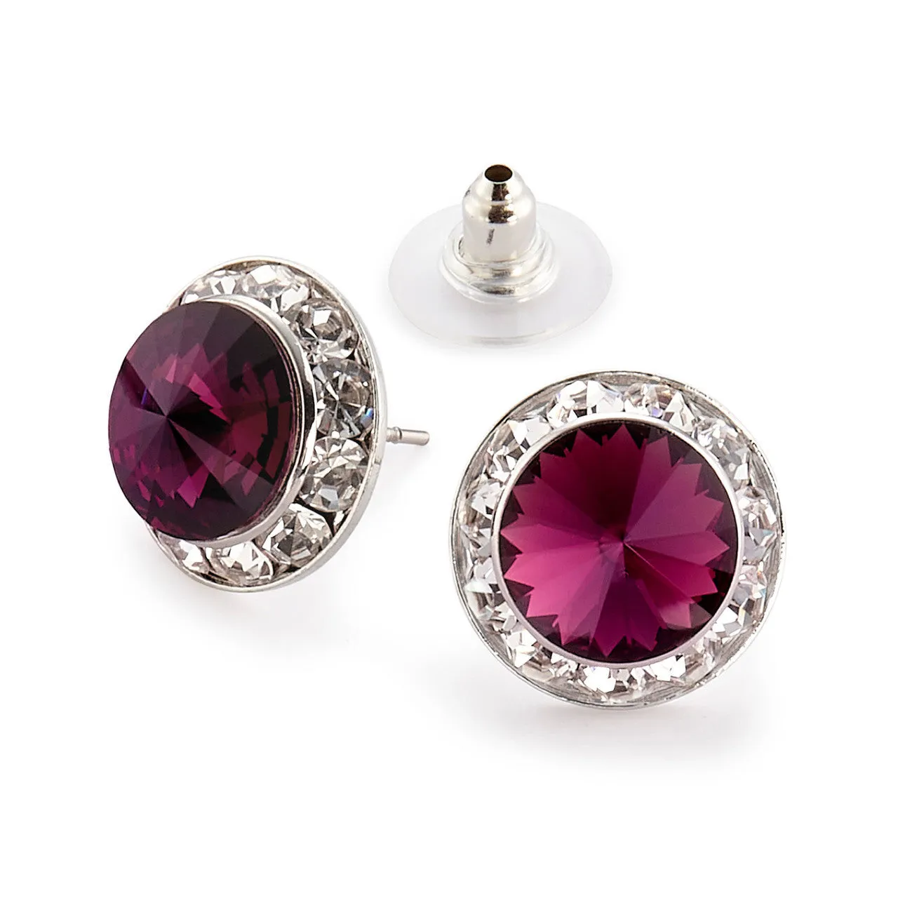 Crystal Earrings, 12mm size
