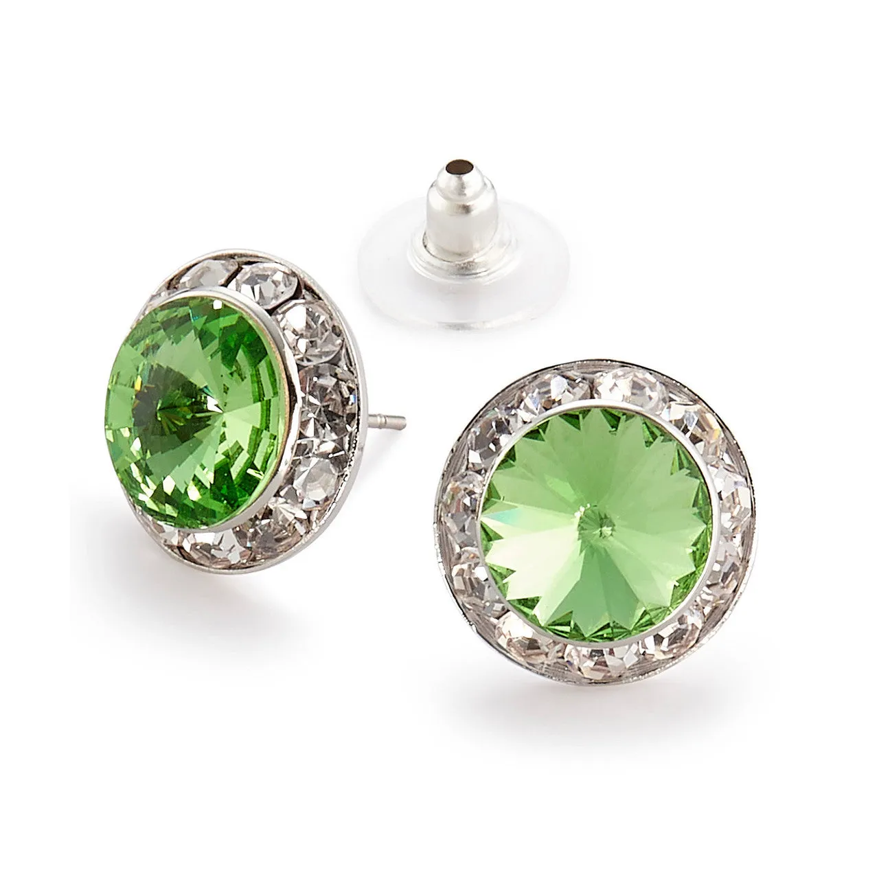 Crystal Earrings, 12mm size