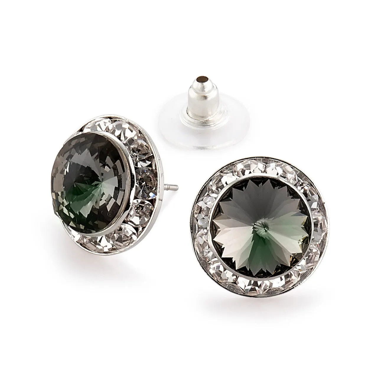 Crystal Earrings, 12mm size
