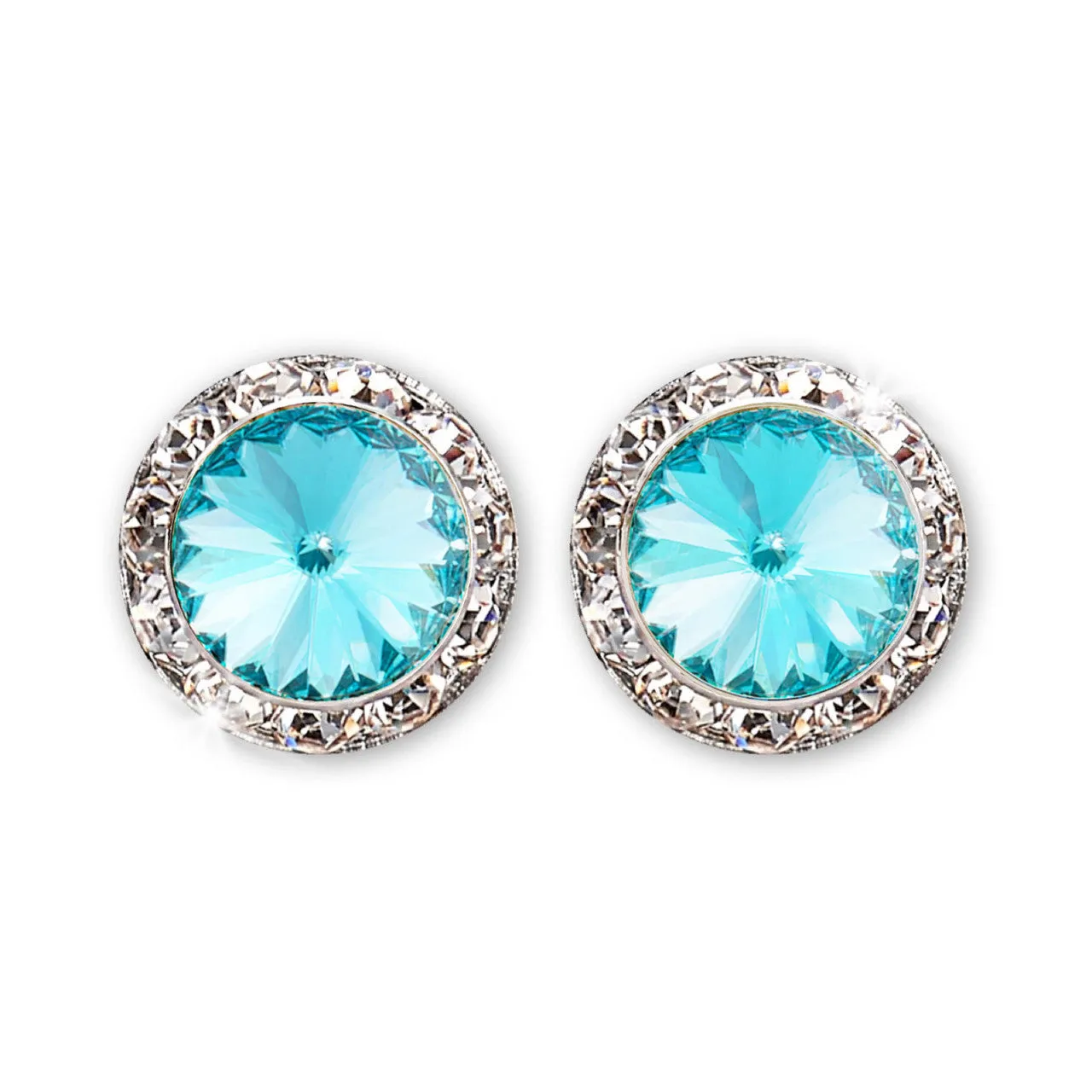Crystal Earrings, 12mm size