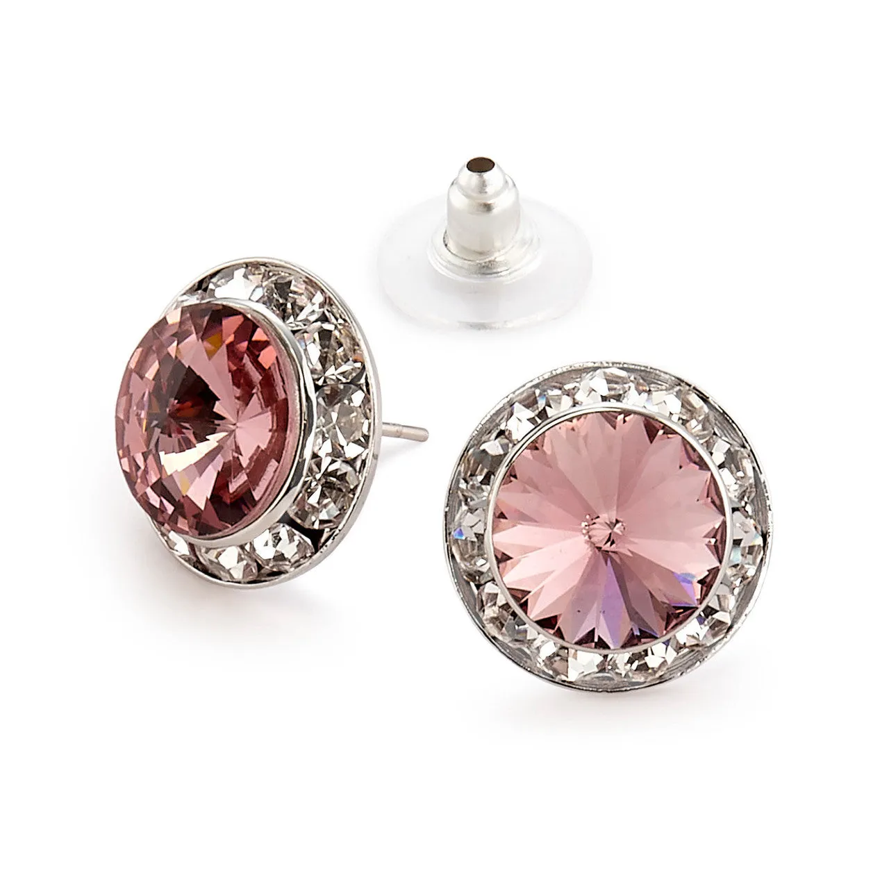 Crystal Earrings, 12mm size