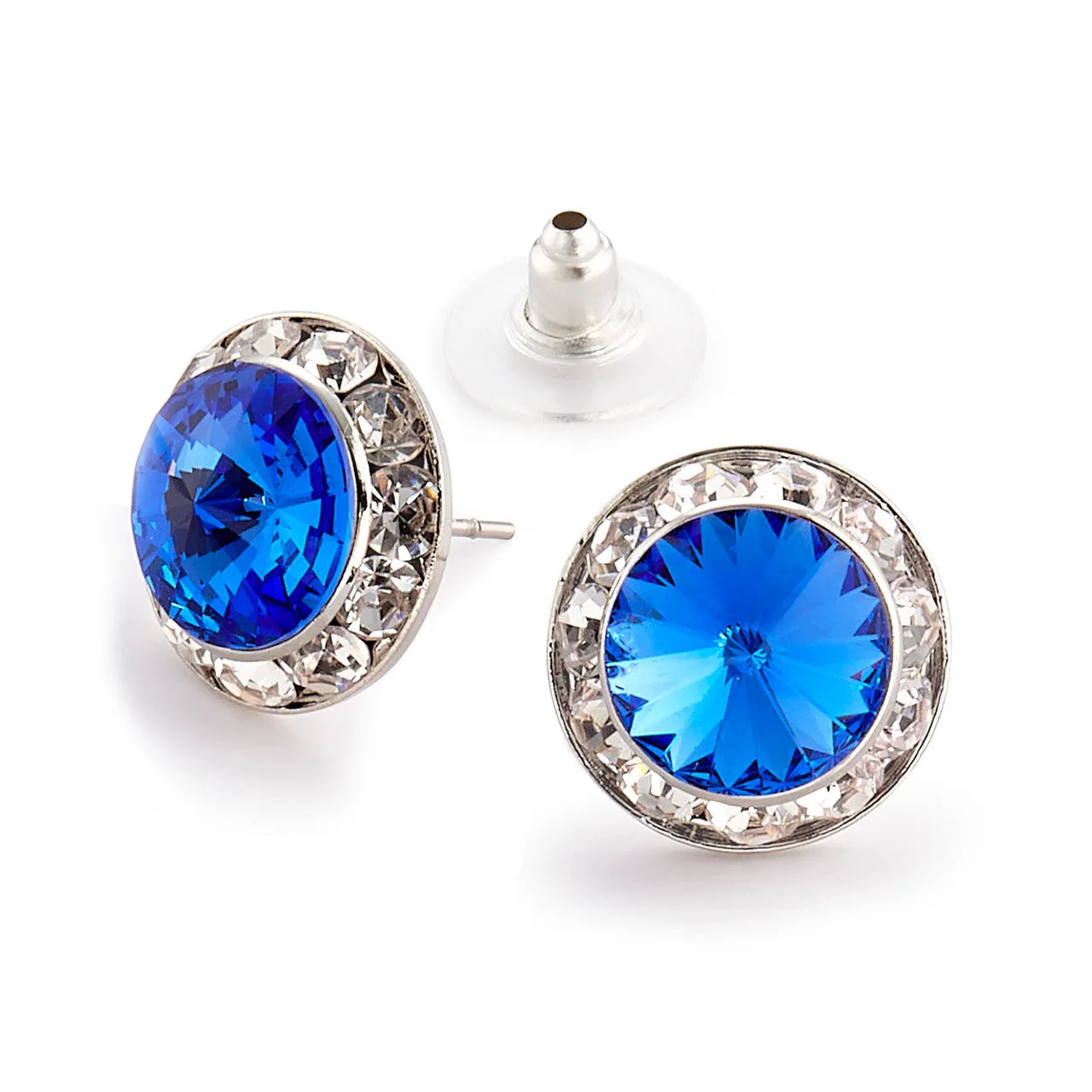 Crystal Earrings, 12mm size