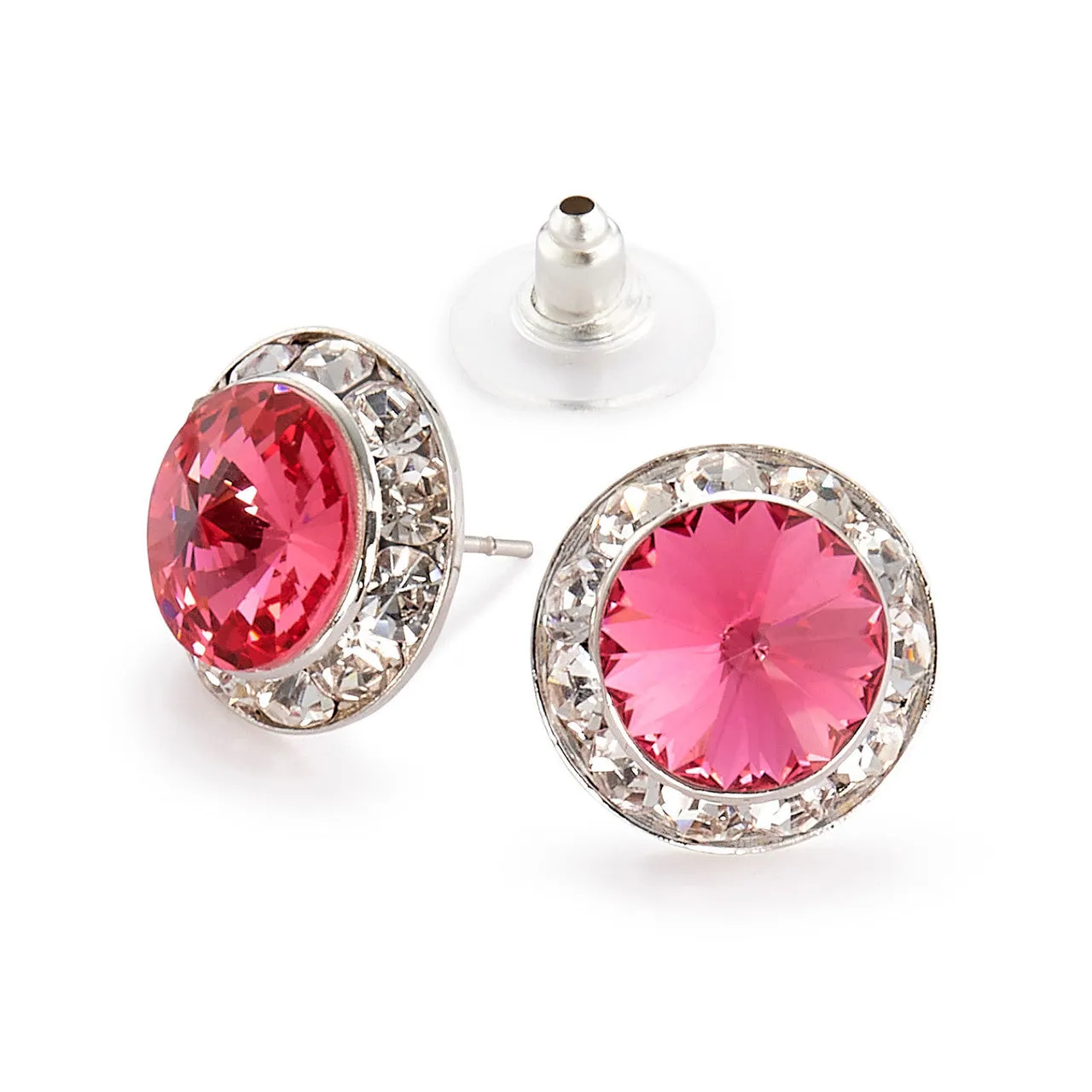 Crystal Earrings, 12mm size