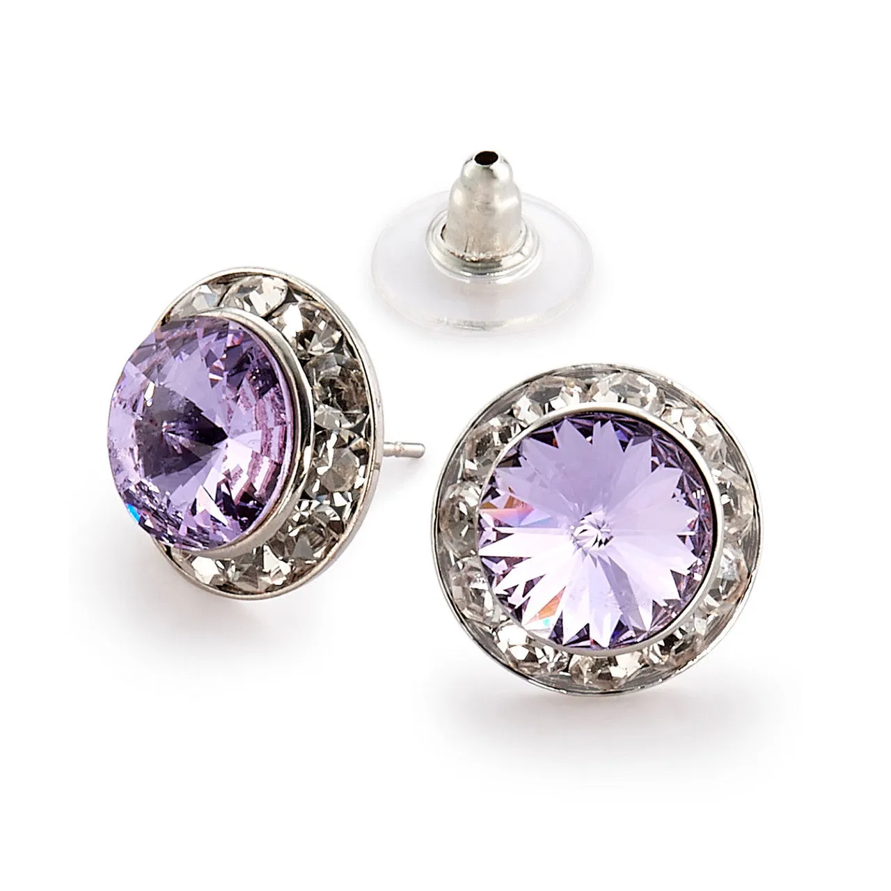 Crystal Earrings, 12mm size