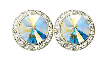 Crystal Earrings, 12mm size