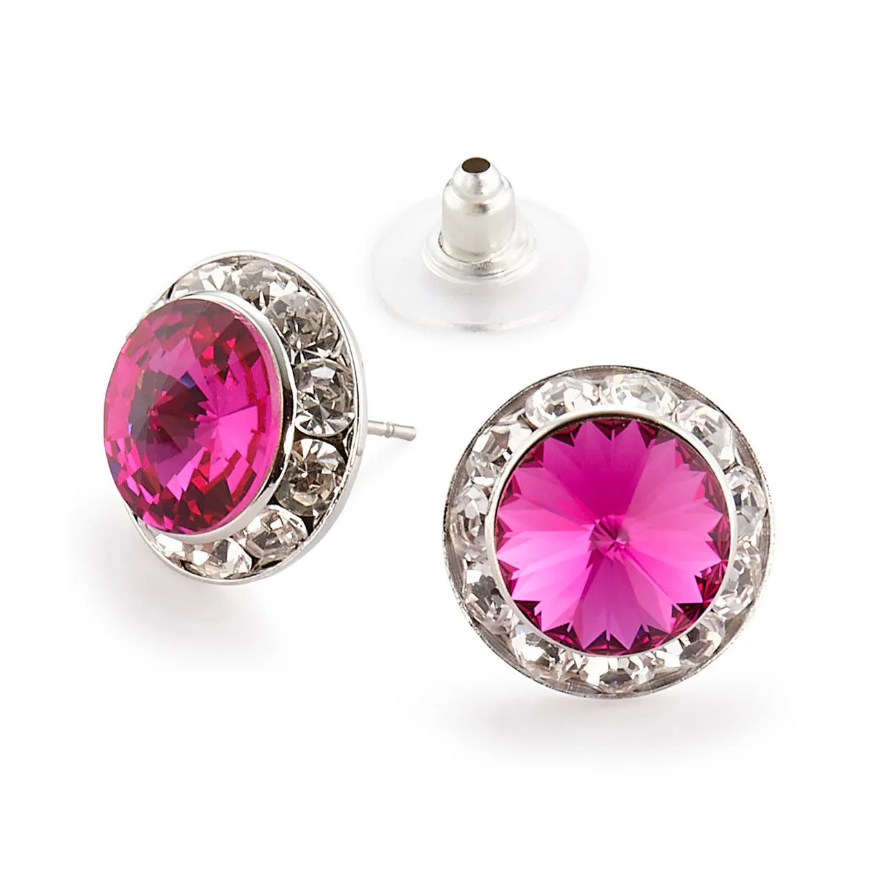 Crystal Earrings, 12mm size