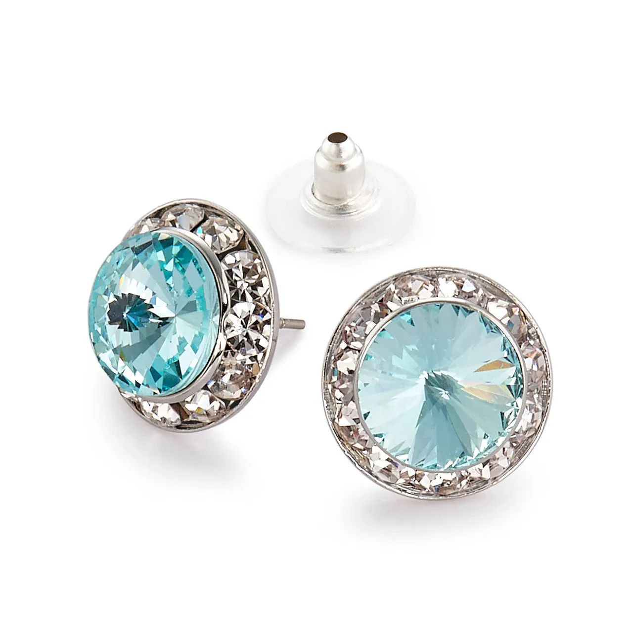 Crystal Earrings, 12mm size