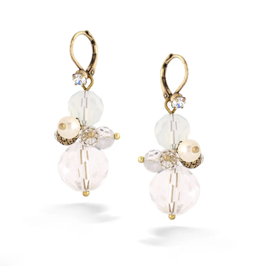CRYSTAL  EARRINGS #278WH3201 (7C4/6D5/4B4)