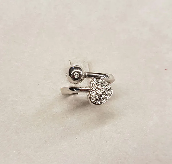 Crystal Heart Ring