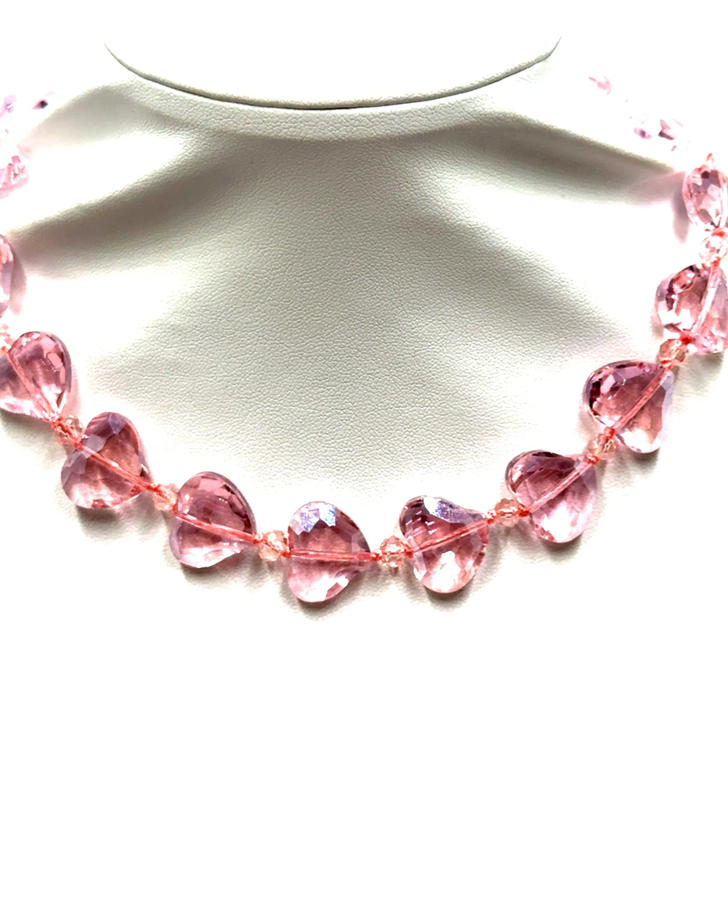 Crystal Heart Short Necklace