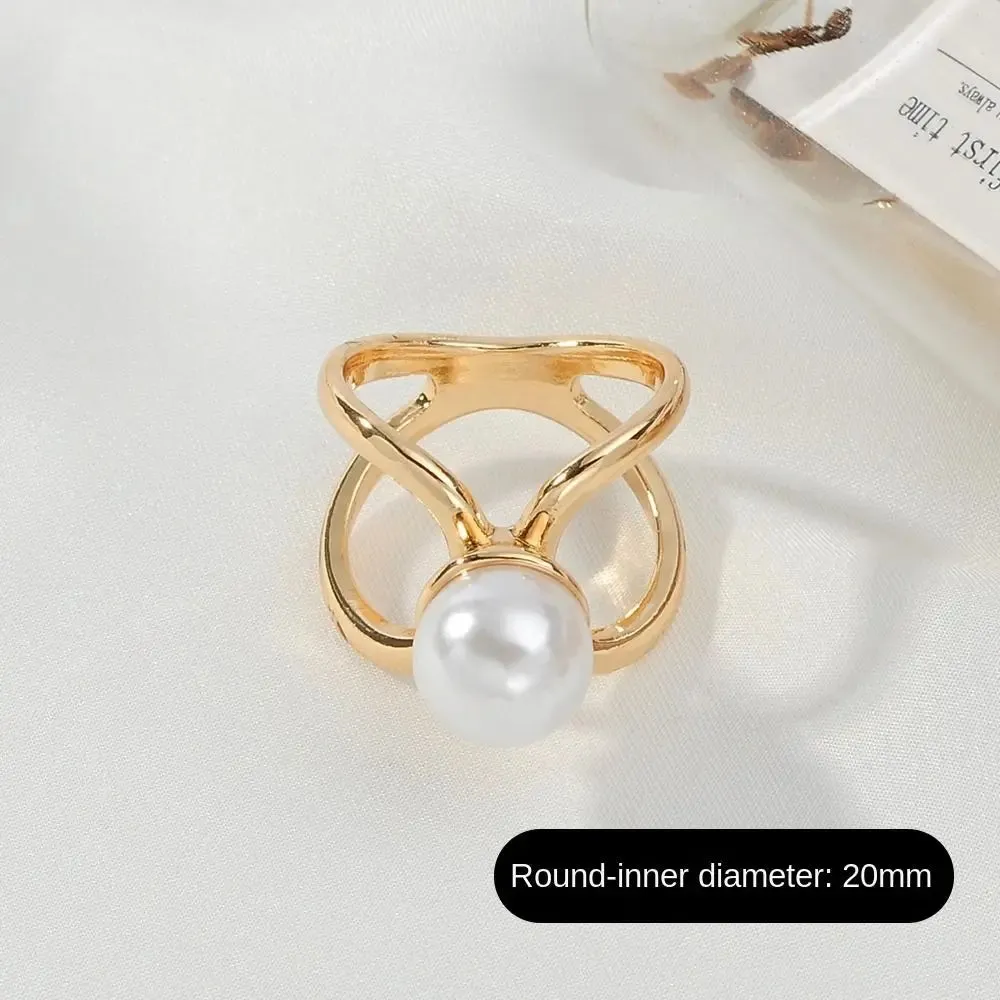 Crystal Scarf Buckle Fashion DIY Alloy Brooches Knotting Artifact Multifunctional Shawl Ring Clip Jewelry Accessories