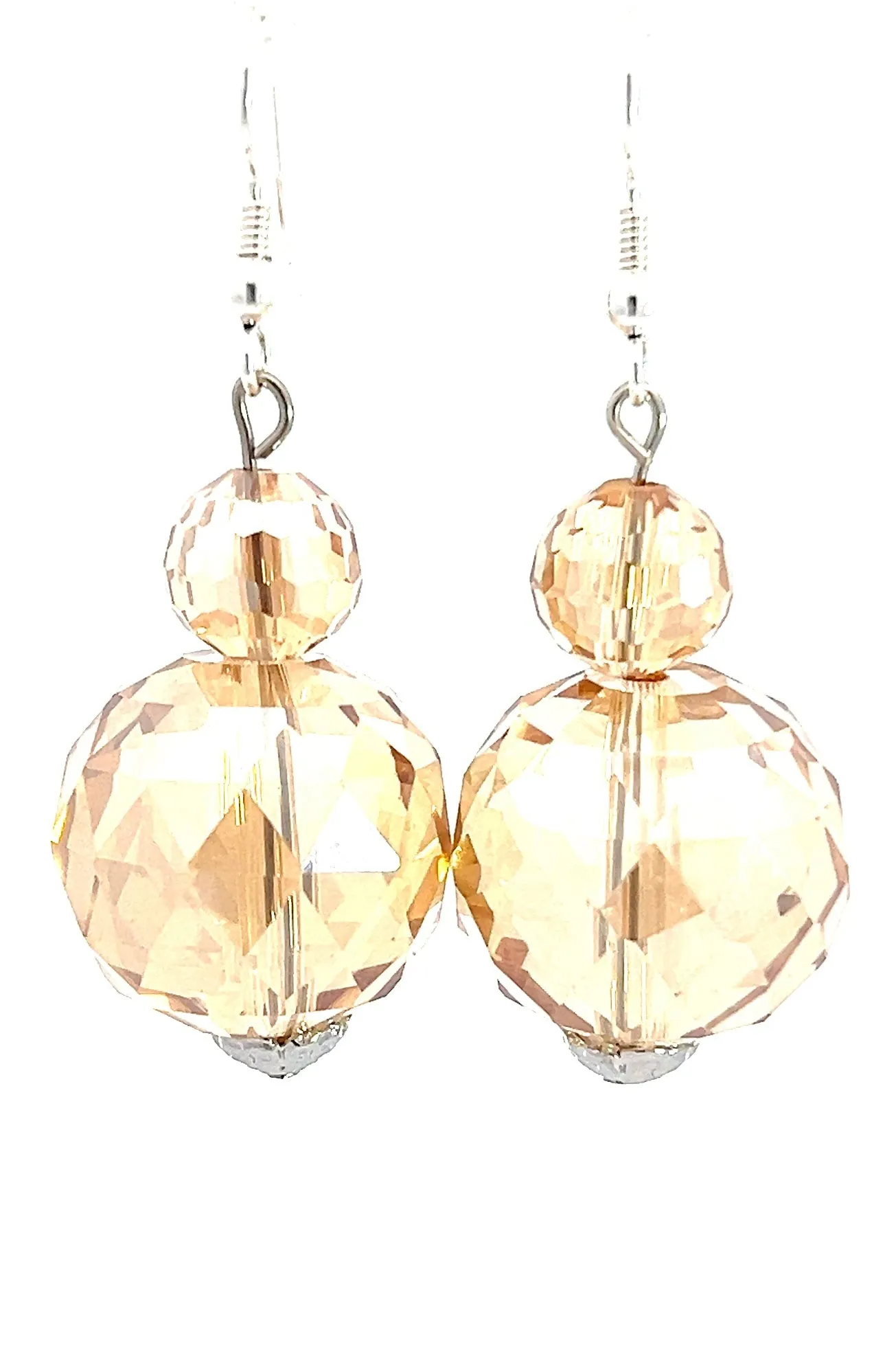 Crystal Sphere Earrings