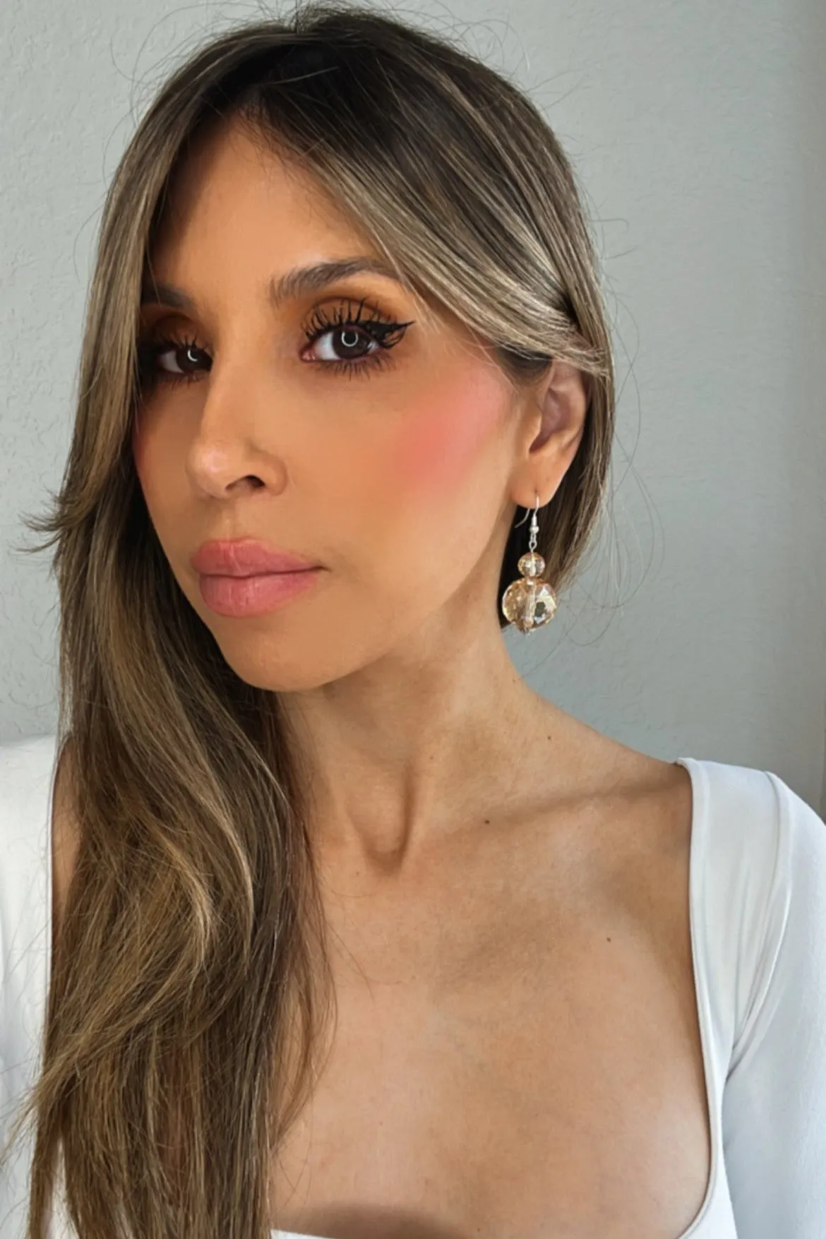 Crystal Sphere Earrings