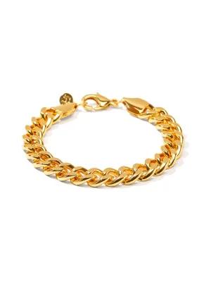 CUBAN LINK BRACELET • Color: 18K Yellow Gold