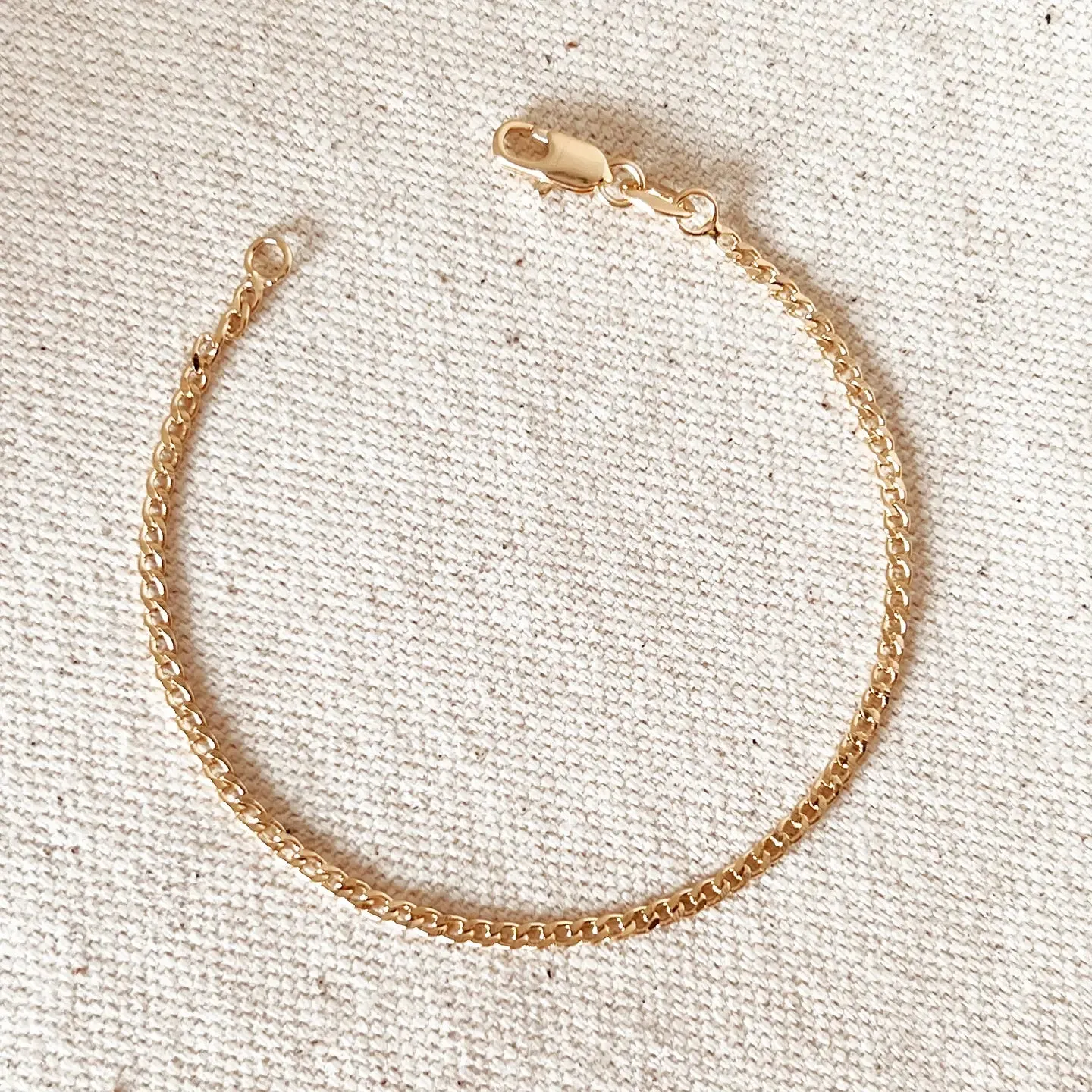 Cuban Link Chain Bracelet - Thin